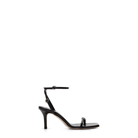 NEW AEYDE women´s hallie leather heeled sandals in...